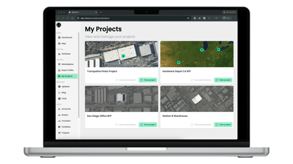 Portfolio site overview Portfolio site overview